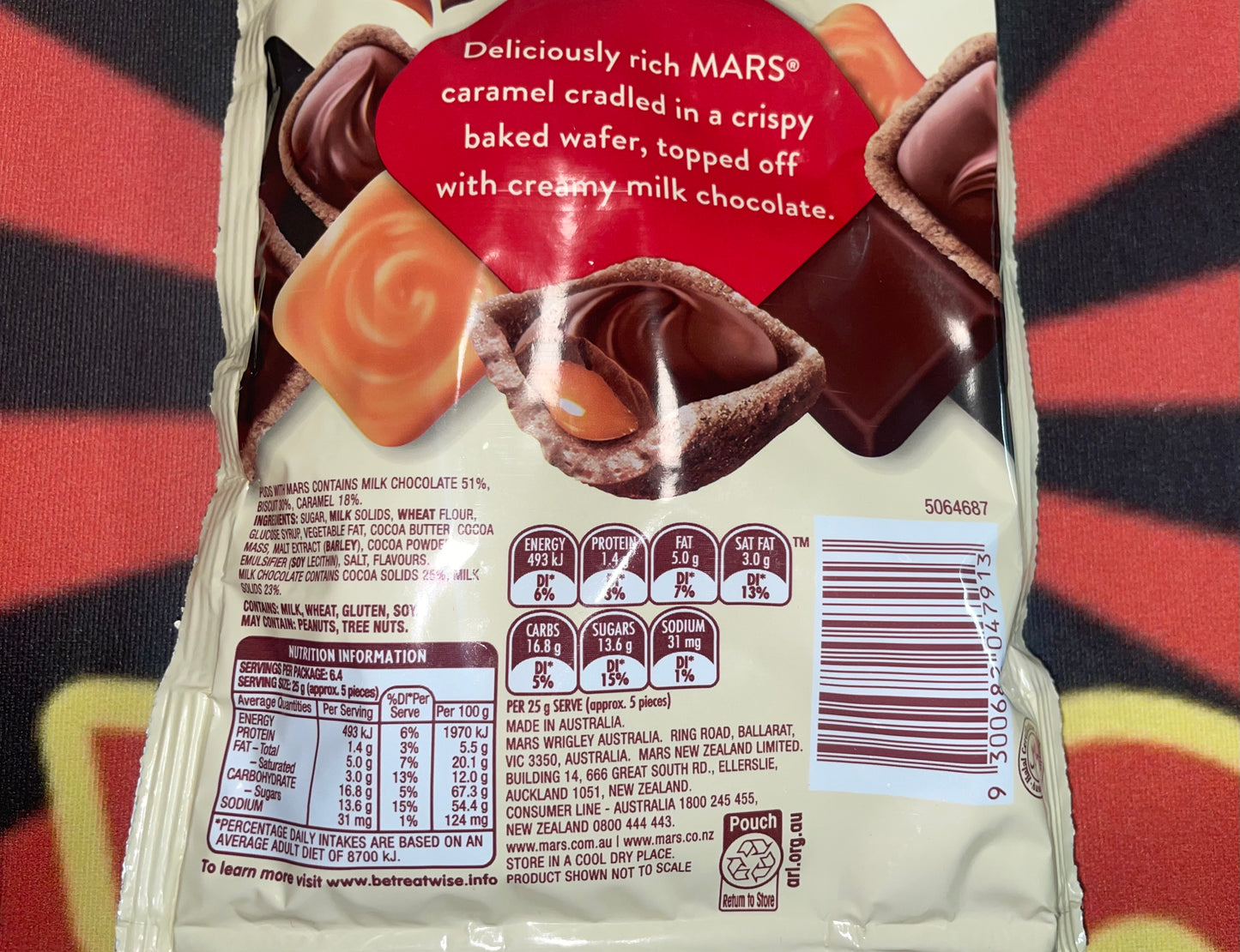 Mars Pods Chocolate Candy (Australia) 160g