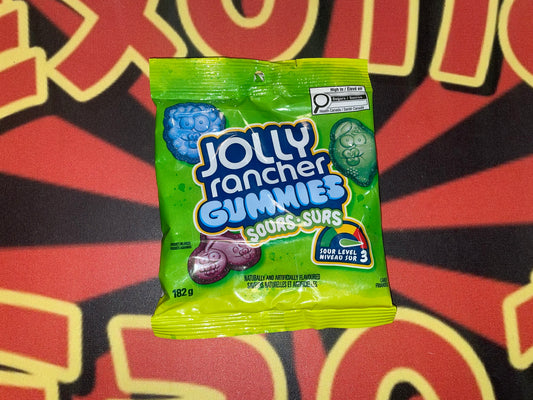 Jolly Rancher Gummies Sours 182g Sour Candy Candies Sweet Gummy Gummie