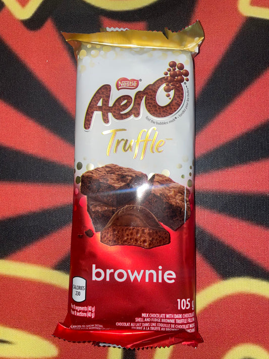 Aero Truffle Brownie Flavored Chocolate Bar (UK) Nestle 105g