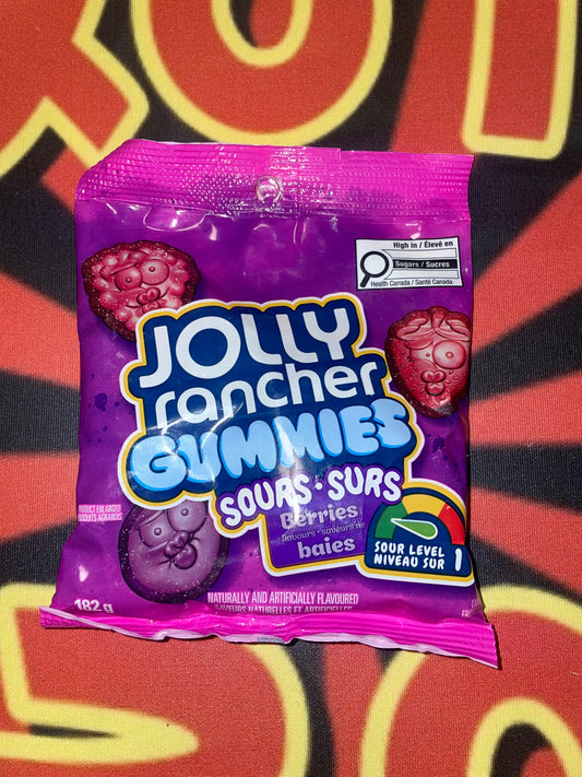 Jolly Rancher Gummies Sours Berries 182g Sour Candy Candies Sweet Gummy Gummie