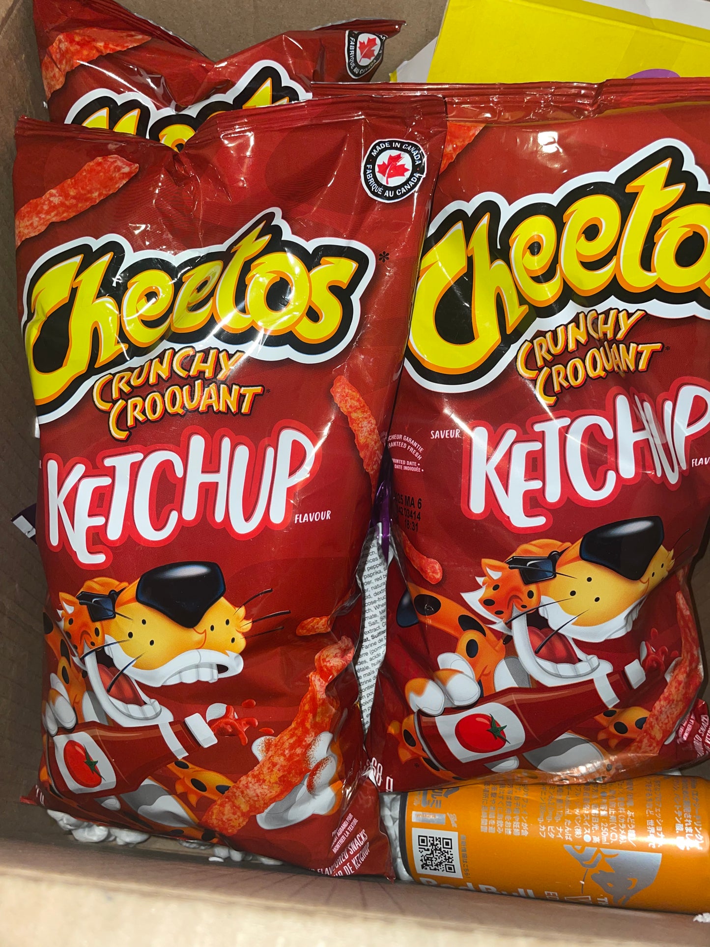 Cheetos Crunchy Ketchup Flavored Snack (UK)