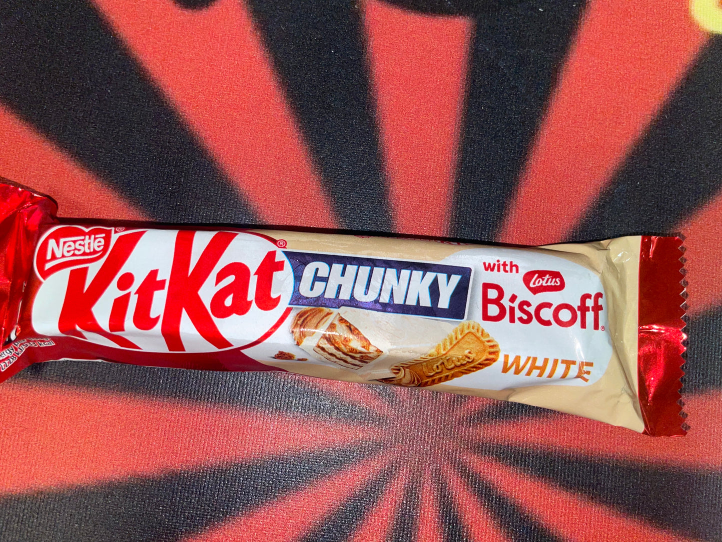 KitKat Chunky Lotus Biscoff White Chocolate Bar Nestle Candy Bar Kit Kat