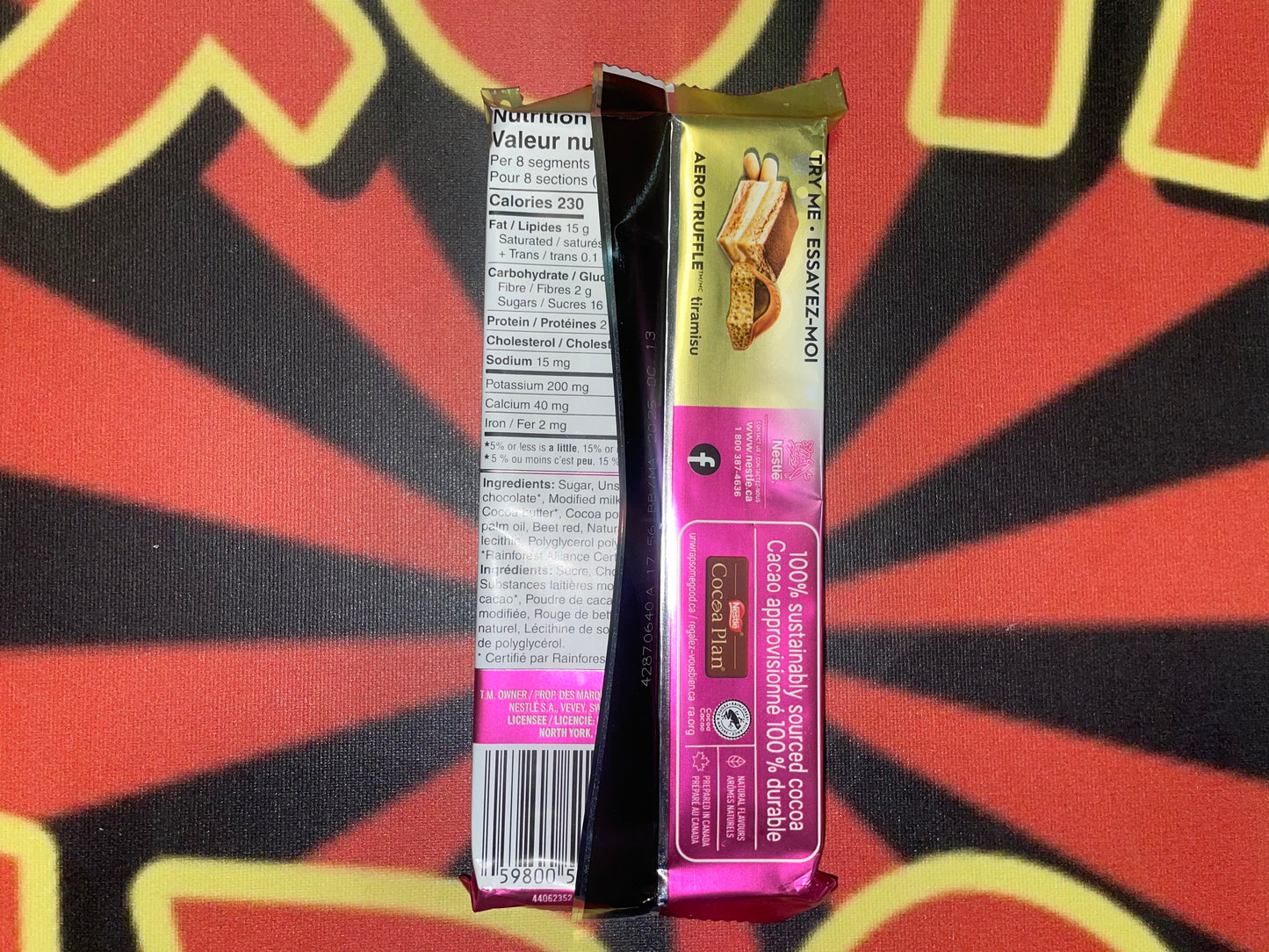 Aero Truffle Black Forest Cake Chocolate Bar (UK) Nestle 105g