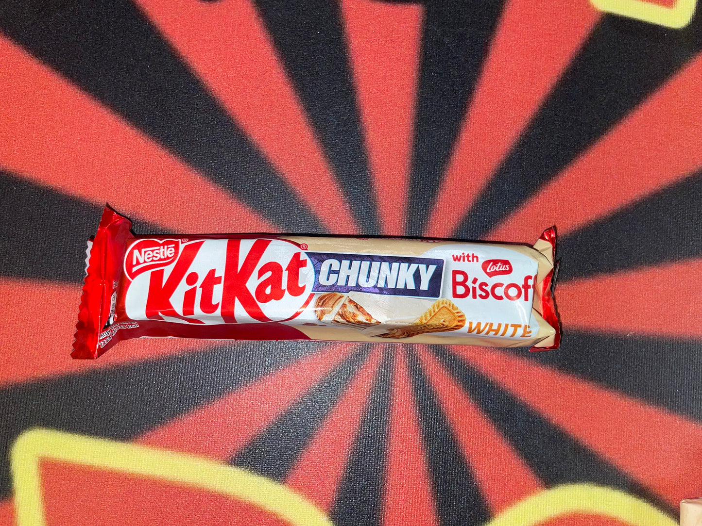 KitKat Chunky Lotus Biscoff White Chocolate Bar Nestle Candy Bar Kit Kat