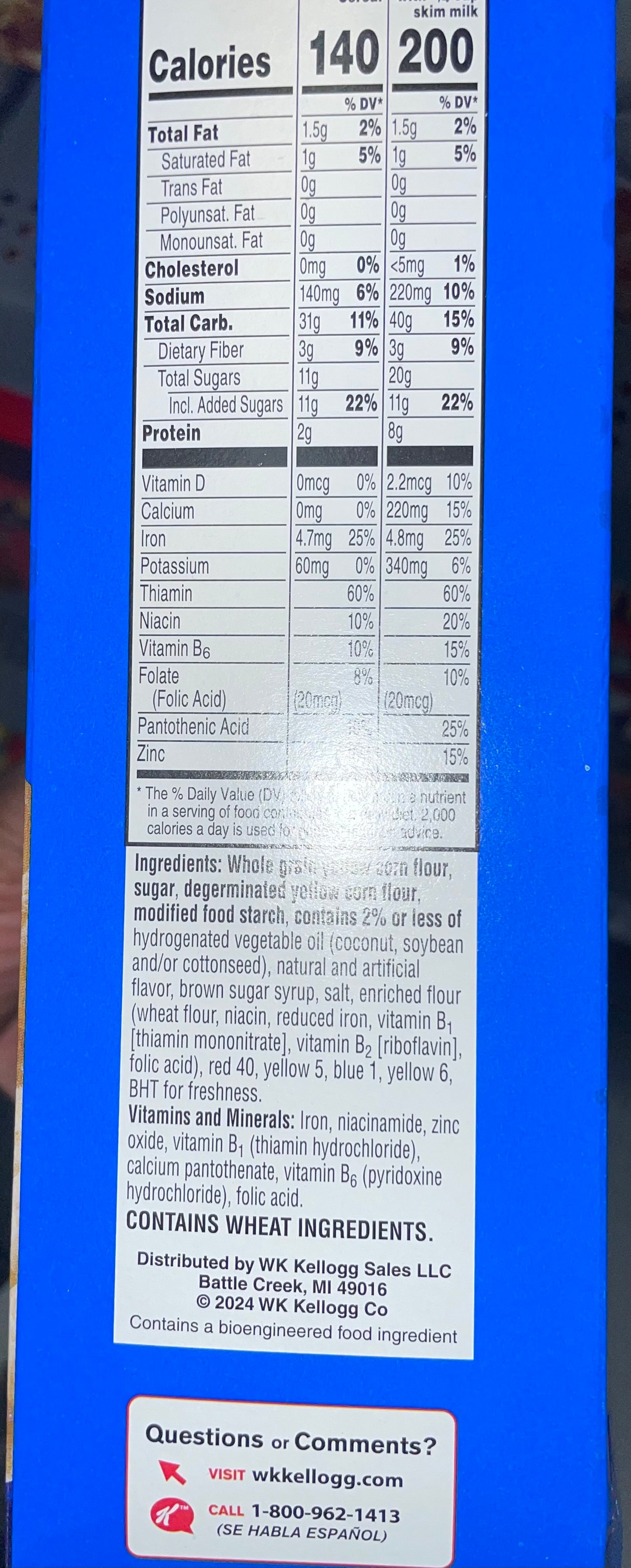 Frosted Flakes Glazed Donut Holes Cereal Kelloggs 481g