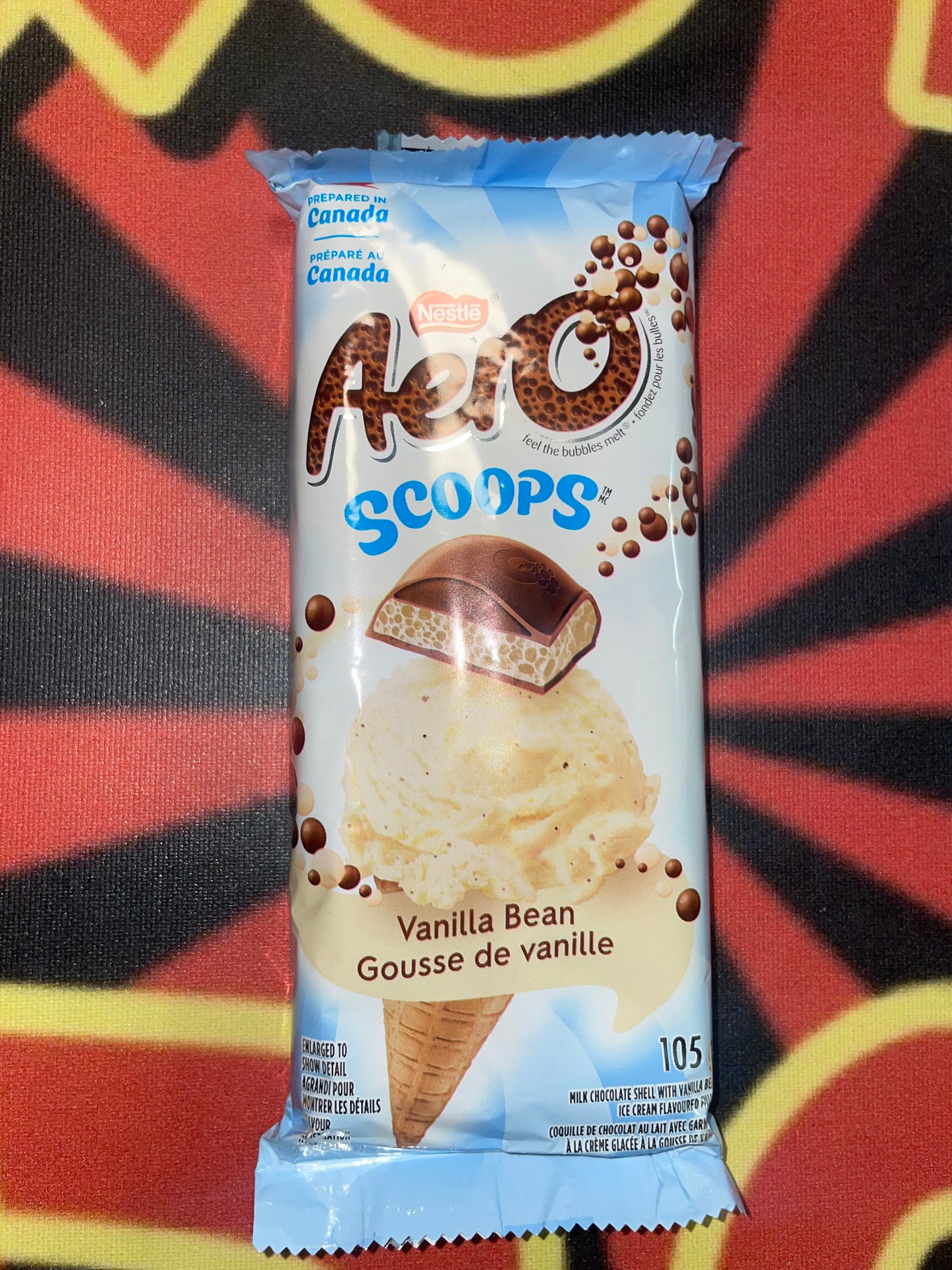Aero Scoops Vanilla Bean Ice Cream Flavored Chocolate (UK) Nestle