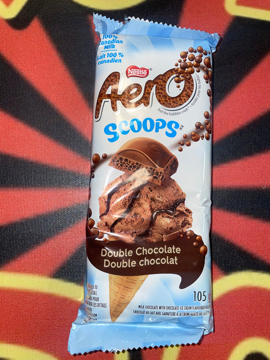 Aero Scoops Double Chocolate Ice Cream Flavored Chocolate (UK) Nestle