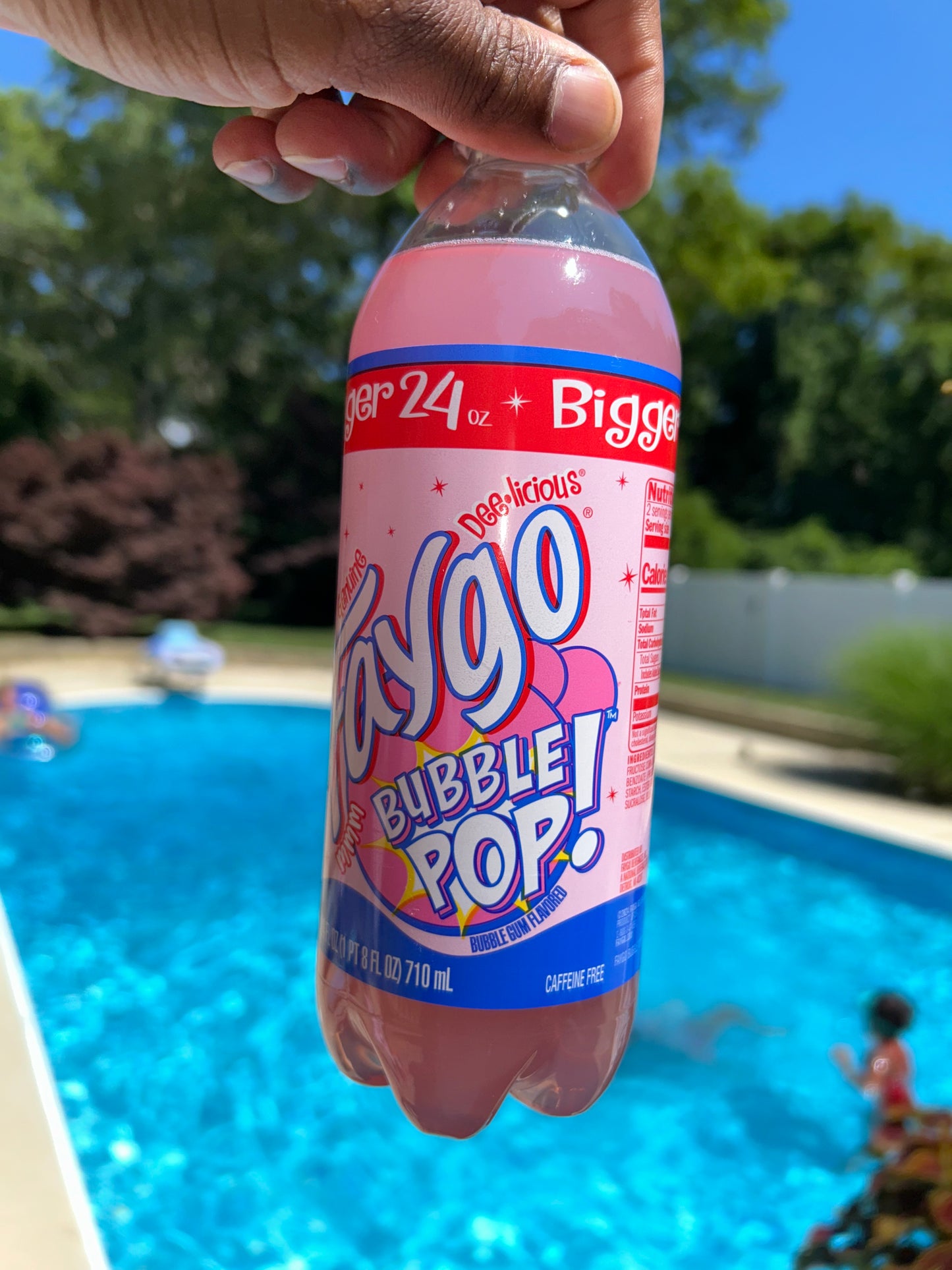 Faygo Bubble Pop Soda 24 oz. Delicious Summer Drink Bubble Gum Flavor