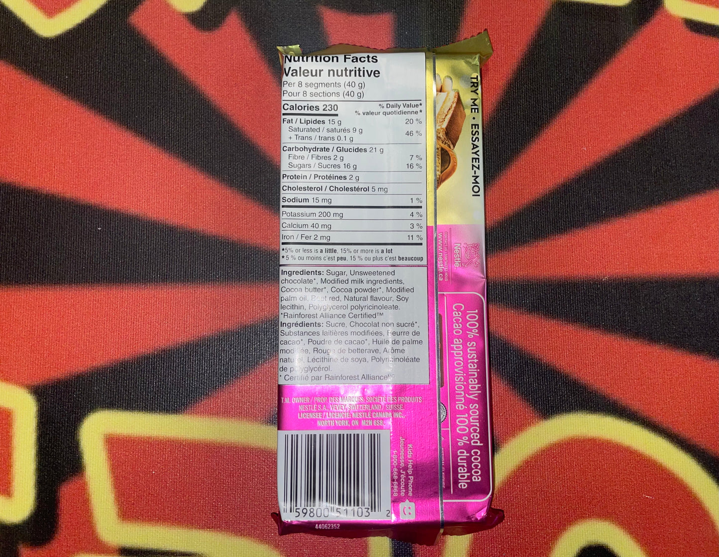 Aero Truffle Black Forest Cake Chocolate Bar (UK) Nestle 105g