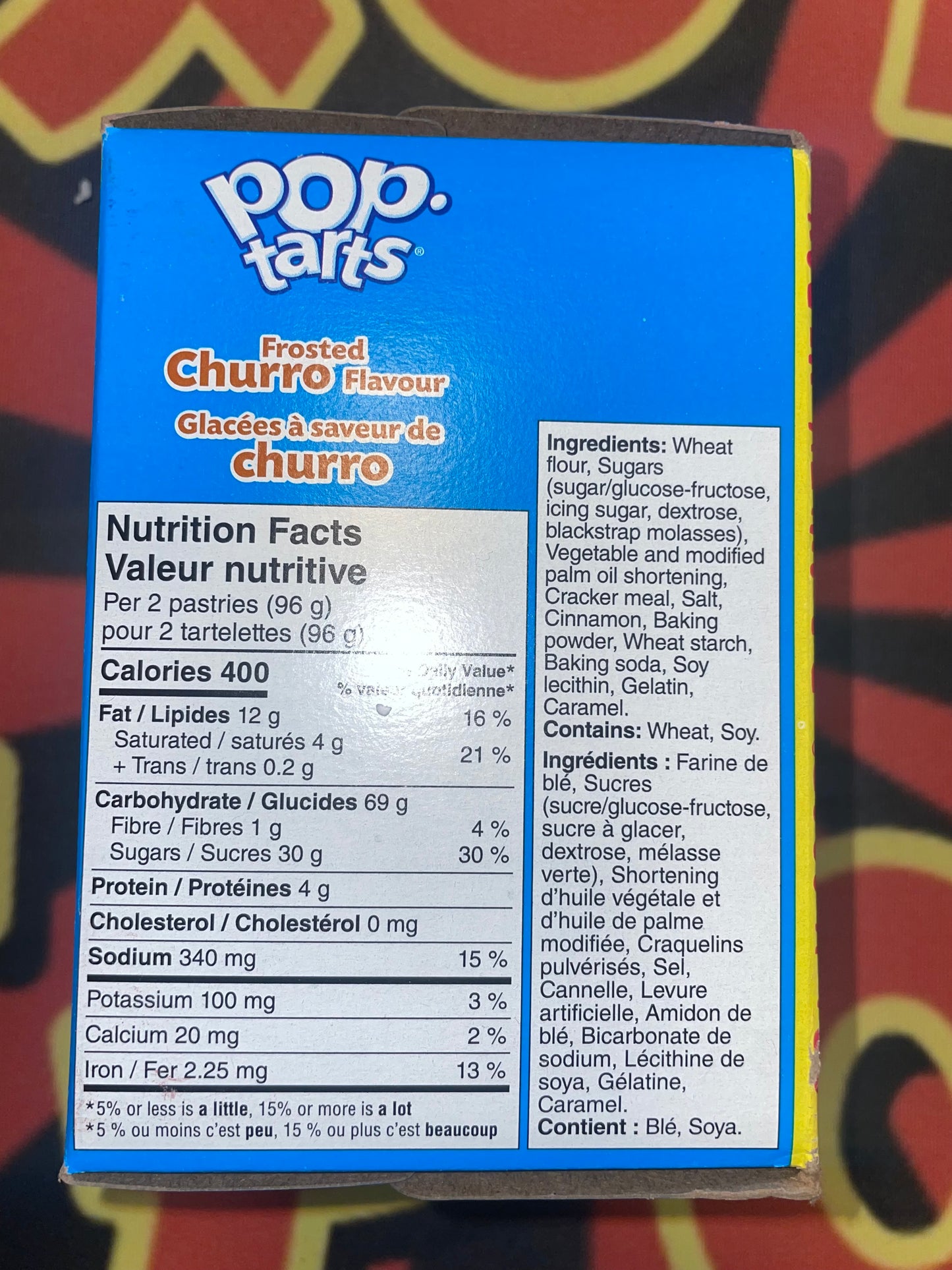 Pop Tarts Frosted Churro Flavor 384g (UK)