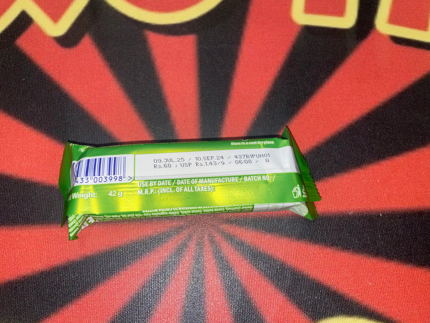 Snickers Pistachio Flavored Chocolate Bar Sweet & Crunchy Tasty Snack