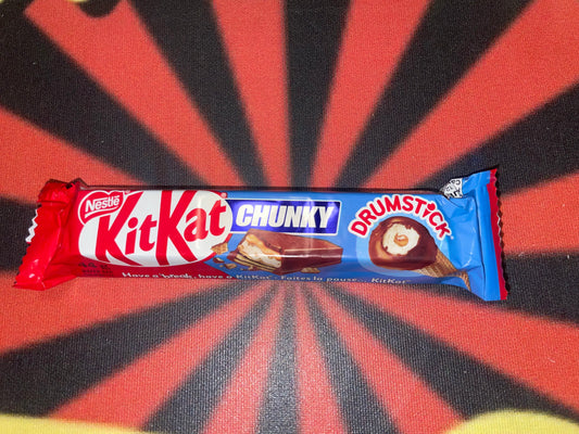 KitKat Chunky Drumstick Ice Cream Flavor Chocolate Bar Sweet & Crunchy Tasty Snack