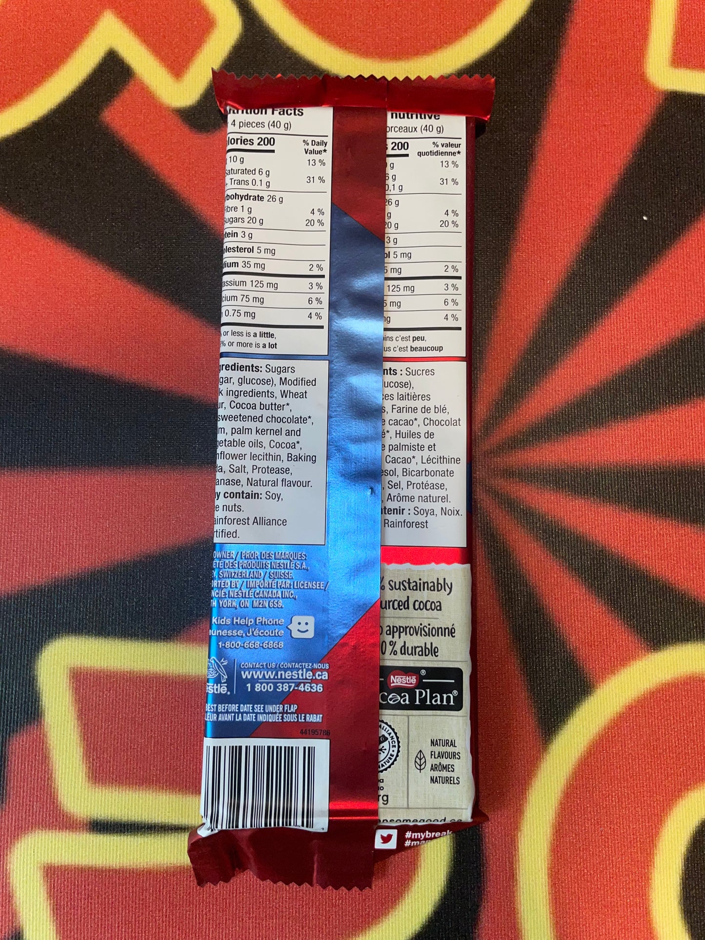 KitKat Cookie Crumble Flavored Chocolate