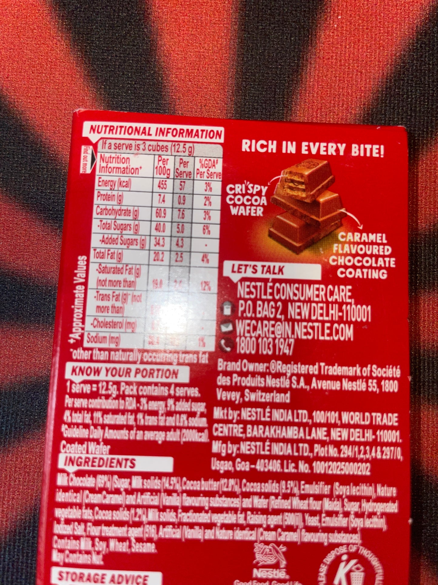 KitKat Caramel Chocolate Coated Wafer Bar Kit Kat Snack Candy Sweet Crunchy (UK)