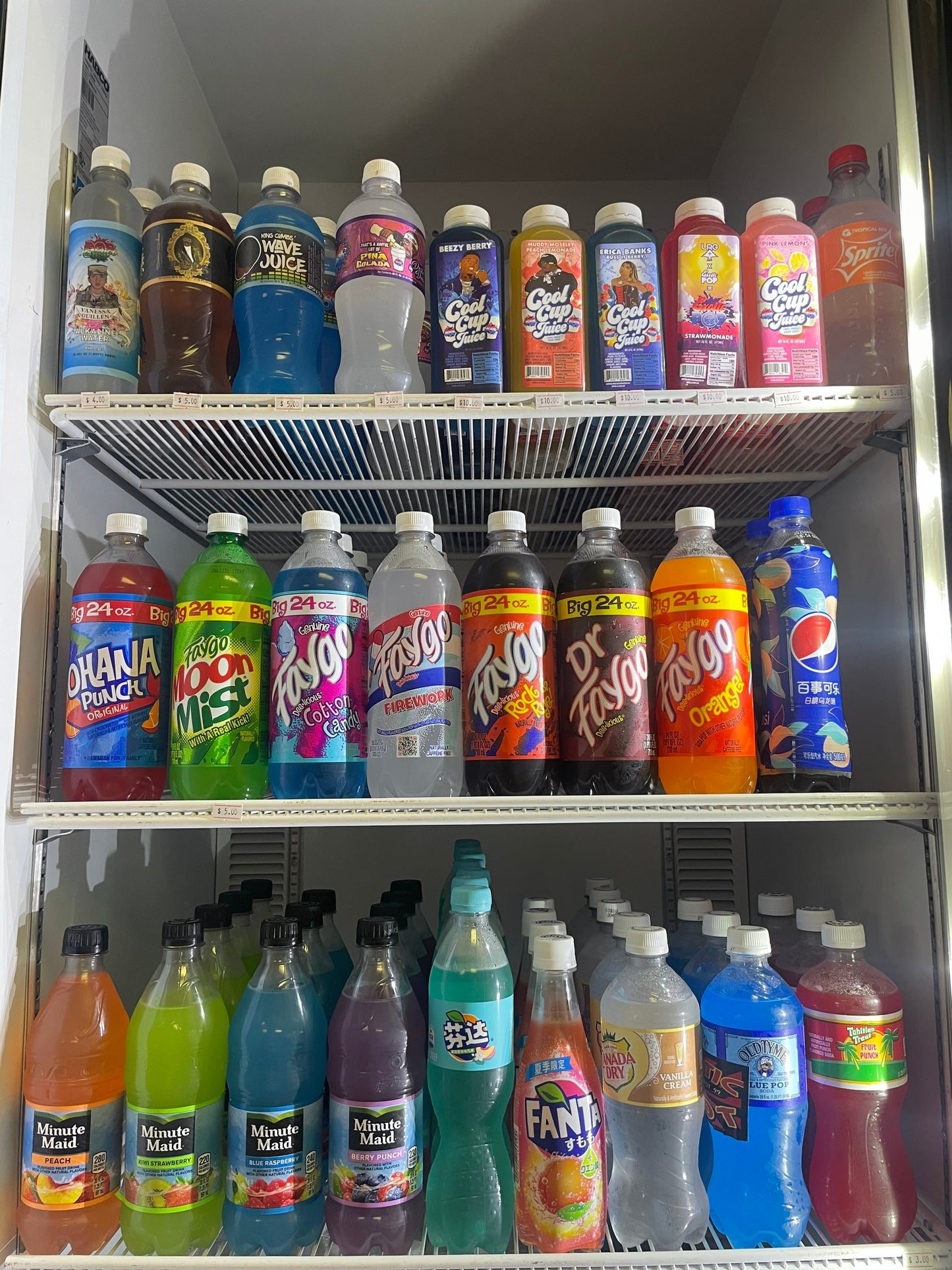 Faygo Fireworks Flavor 24oz Soda Bubbly Drink Sweet Ice Cream Flavor Ice Pop Flavored