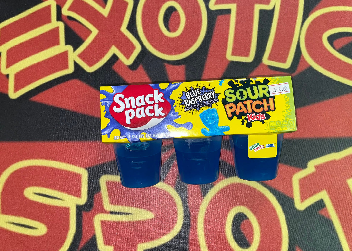 Snack Pack Sour Patch Kids Blue Raspberry Jello