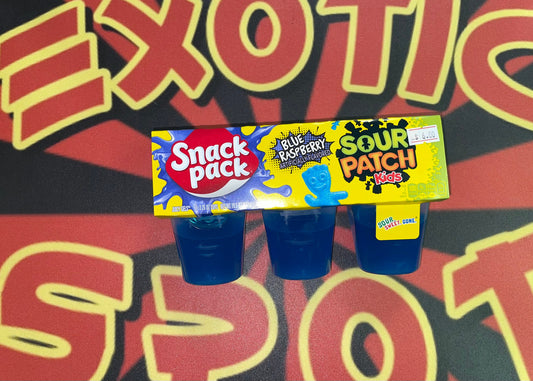 Snack Pack Sour Patch Kids Blue Raspberry Jello