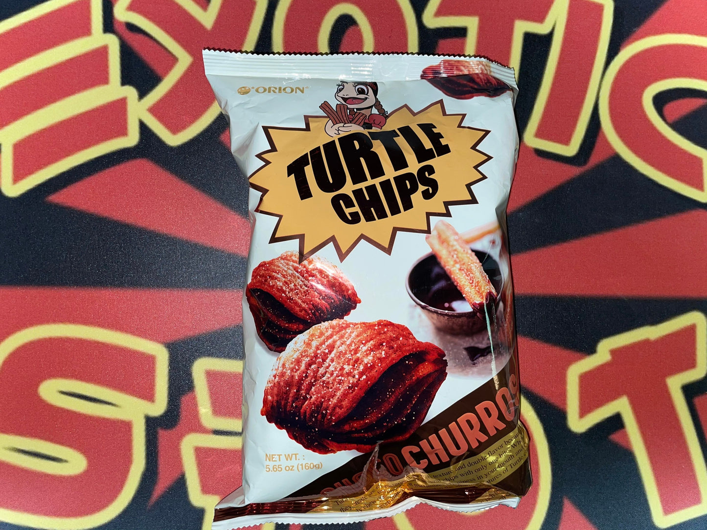 Orion Turtle Chip Churros, Choco Flavor 5.64oz