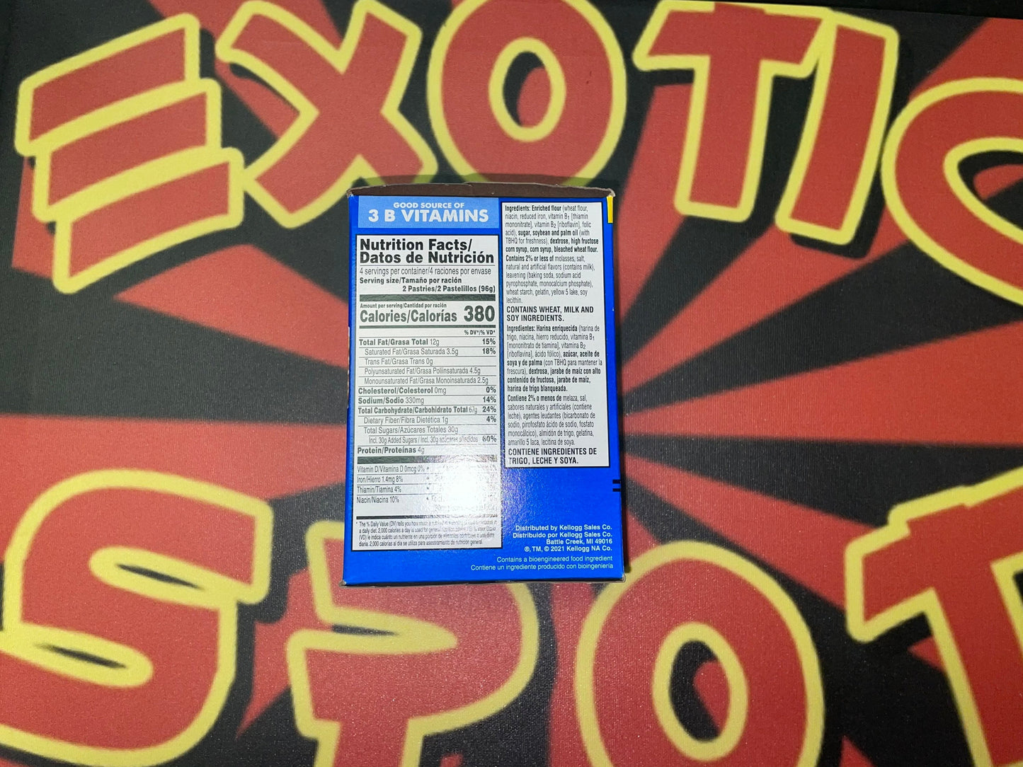 Pop Tarts Eggo Frosted Maple Flavor