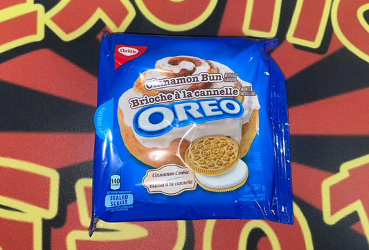 Oreo Cinnamon Bun Cinnamon Cookies Rare Snack 261g