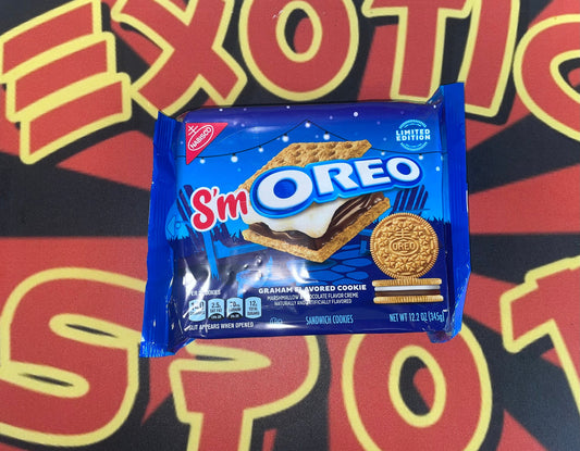 Oreo S’mOreo Limited Edition Sandwich Cookies S’mores Graham Flavor Cookie
