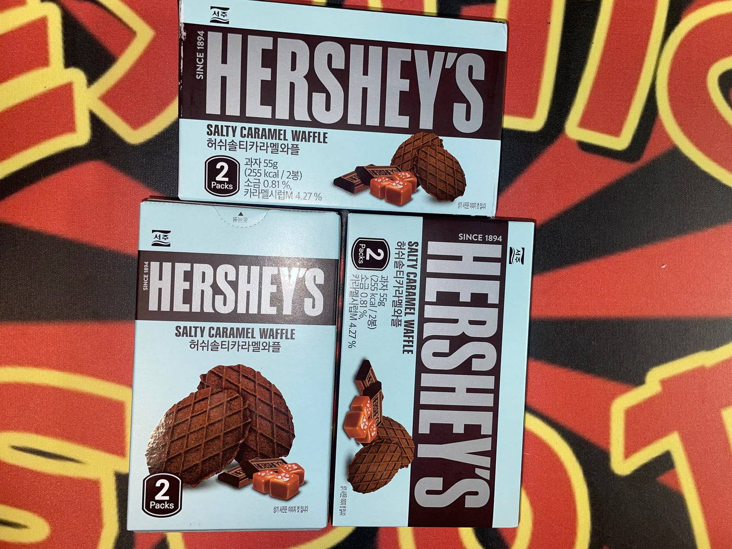 Hershey’s Salty Caramel Chocolate Waffles Snack Crunchy Sweet Snacks 55g (Korea)