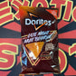 Doritos Late Night Sizzlin’ Cheeseburger Tortilla Chips Limited Time Only Snack Chip Limited Edition (UK) 210g