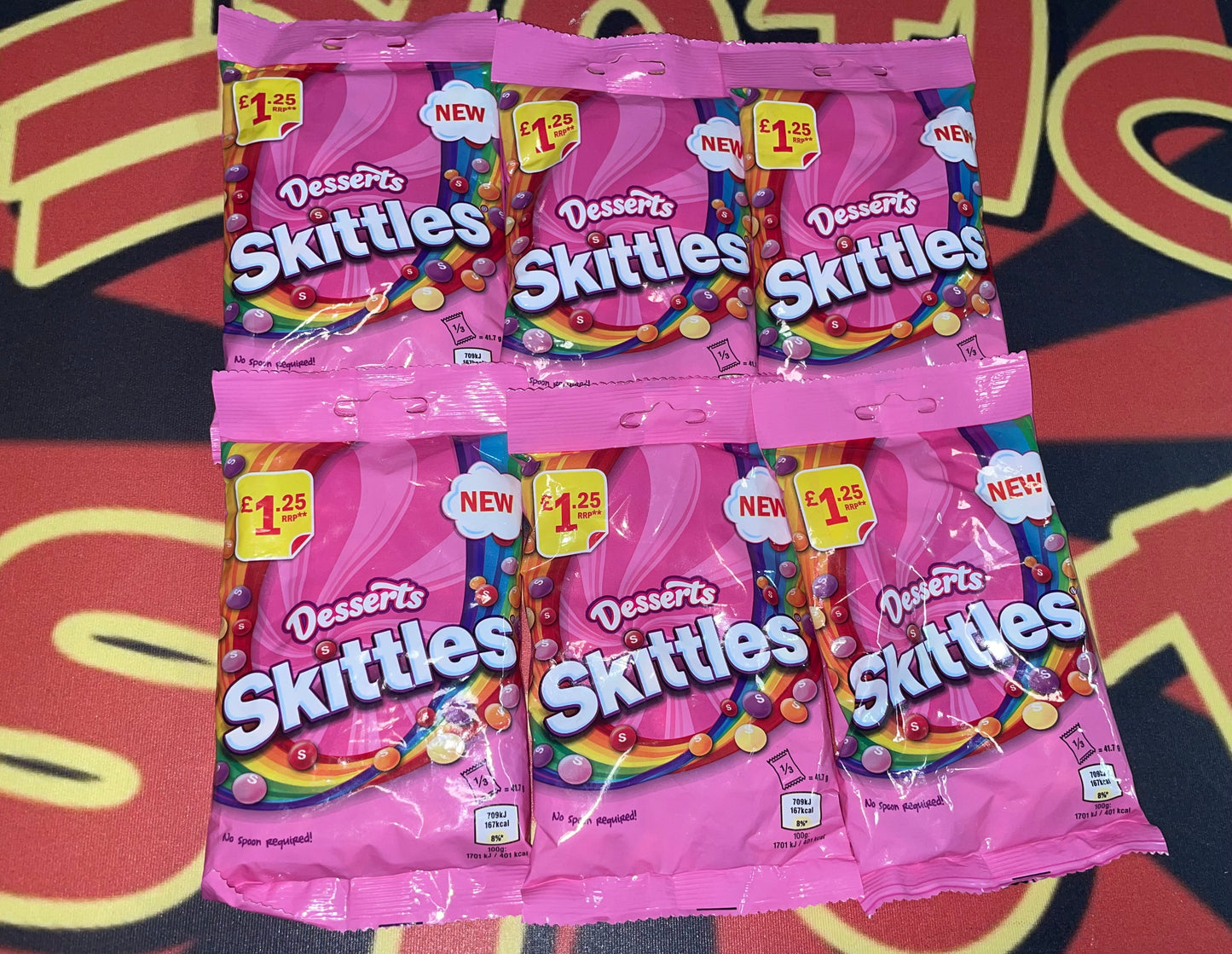 Skittles Desserts No Spoon Required! Sweet candy Candies Snack (United Kingdom)