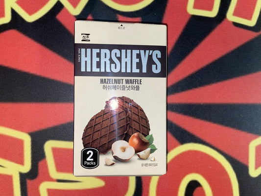 Hersheys Hazelnut Flavored Chocolate Waffles Crunch Fun Snack 55g (Korea)