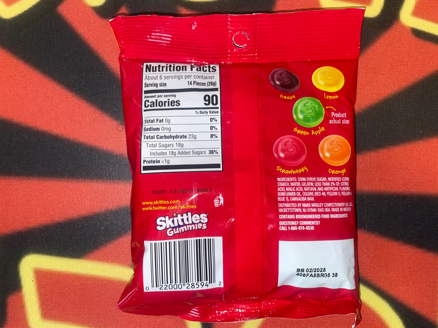 Skittles Gummies Original flavor