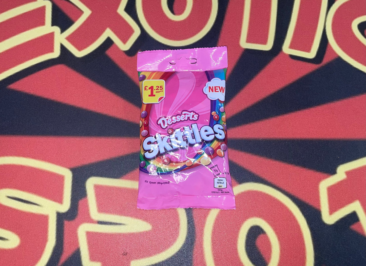 Skittles Desserts No Spoon Required! Sweet candy Candies Snack (United Kingdom)