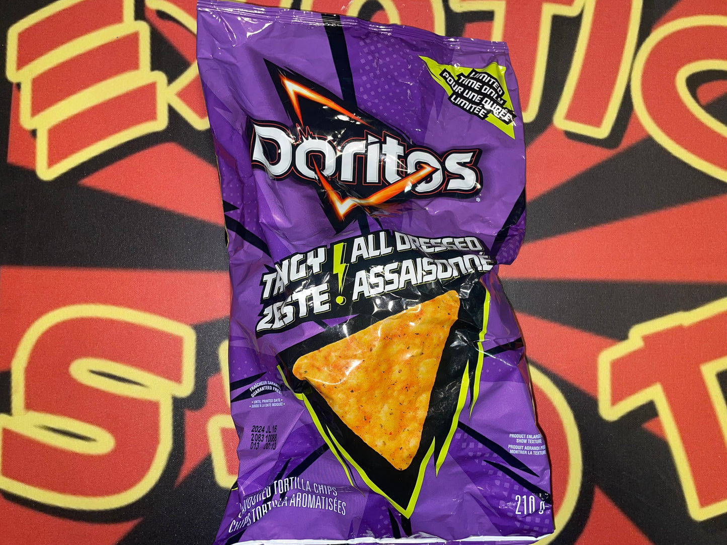 Doritos Tangy All Dressed Flavored Chips Dorito Sweet Zesty Chip 210g Spicy Snack