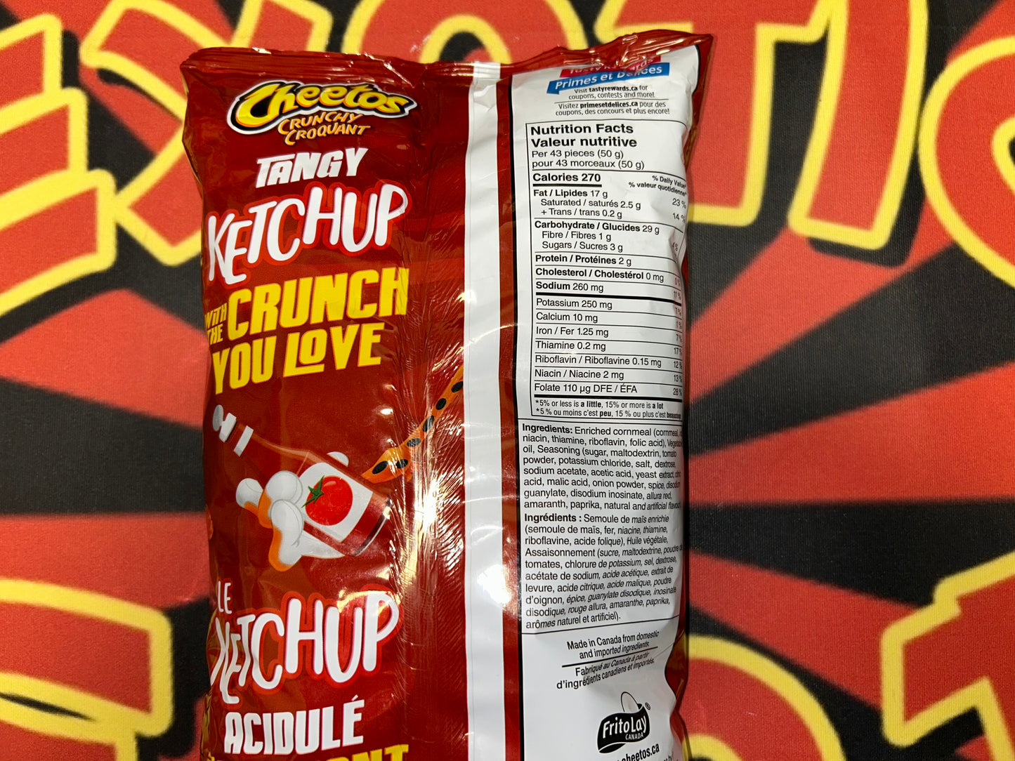 Cheetos Crunchy Ketchup Flavored Snack (UK)