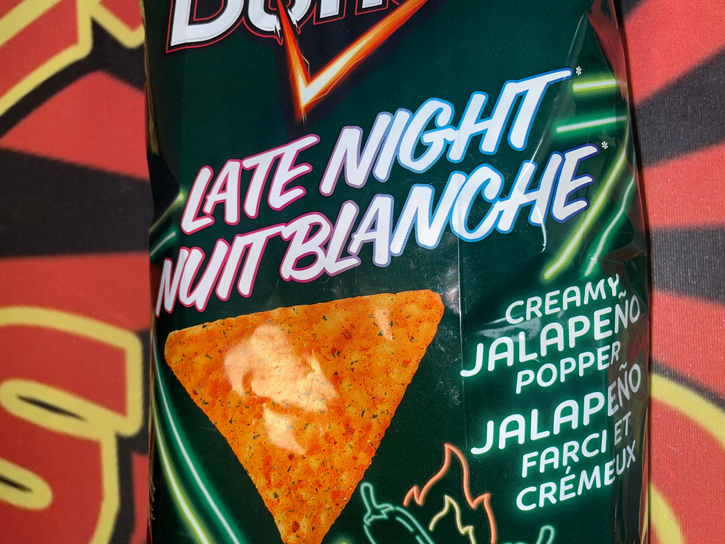 Doritos Late Night Creamy Jalapeño Popper Flavored Tortilla Chips (United Kingdom) Rare Snack 210g Late Night Snack