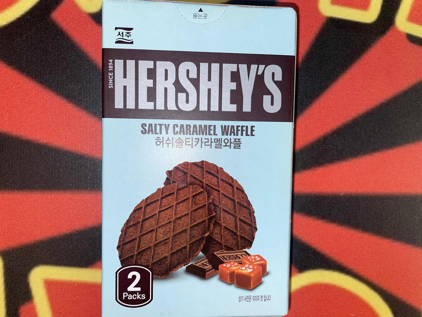 Hershey’s Salty Caramel Chocolate Waffles Snack Crunchy Sweet Snacks 55g (Korea)