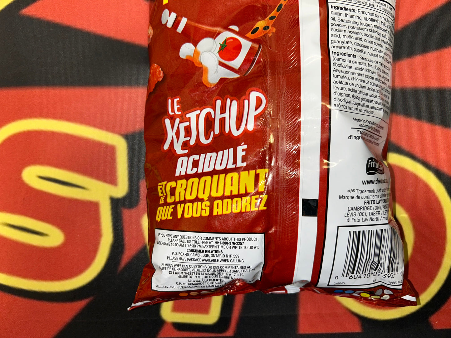 Cheetos Crunchy Ketchup Flavored Snack (UK)