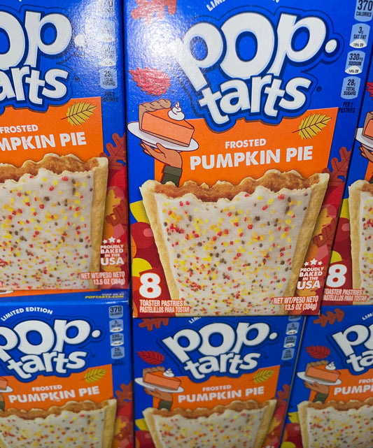 Pop Tarts Frosted Pumpkin Pie Toaster Pastries Snack