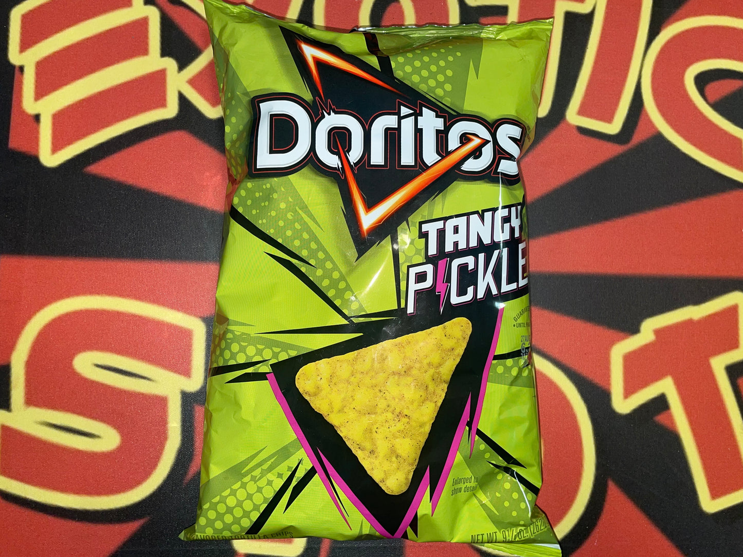 Doritos Tangy Pickle Flavored Chips Dorito Pickles Flavor 262g Tortilla Chip Sweet Crunchy Sour Punch Crunch Snack