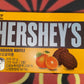 Hersheys Mandarin Waffle Orange Flavored Chocolate Snack (Korea) Crunchy 2 Packs Inside 55g