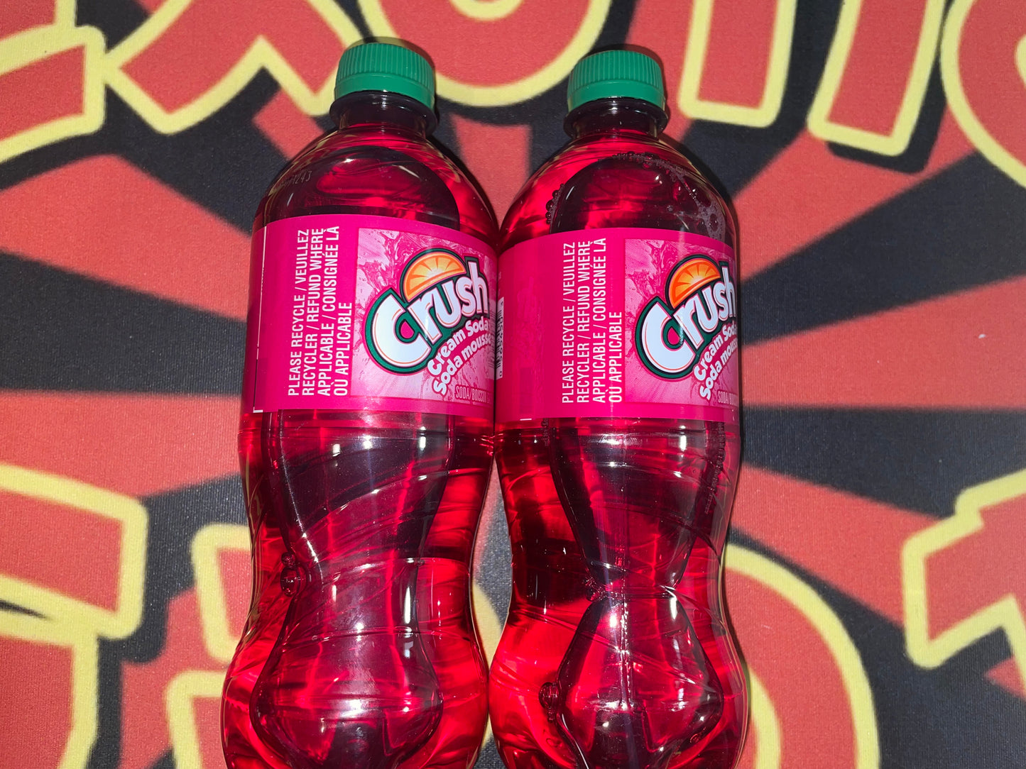 Crush Cream Soda (Canada) 590ml Purple Bubbly Drink