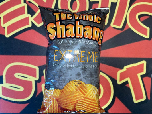 The Whole Shabang Extreme Super Seasoned Snacks with a bonus kick of heat