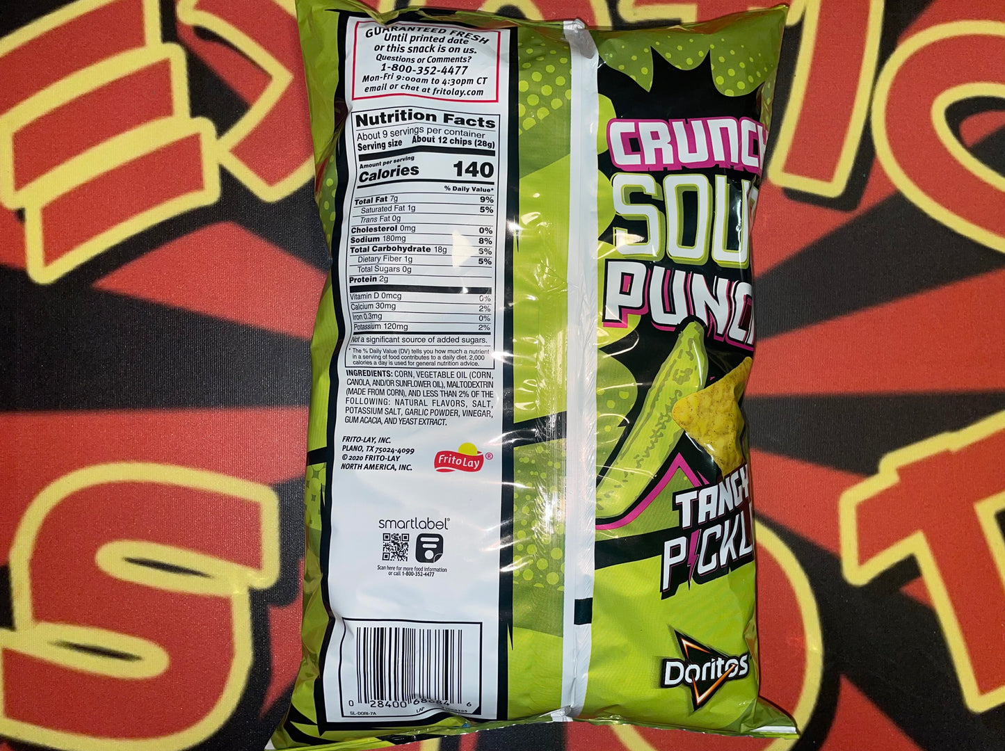 Doritos Tangy Pickle Flavored Chips Dorito Pickles Flavor 262g Tortilla Chip Sweet Crunchy Sour Punch Crunch Snack