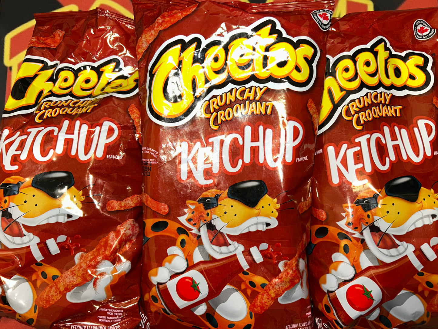 Cheetos Crunchy Ketchup Flavored Snack (UK)