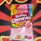 Skittles Chewies Fruits No Shell Chewy Candy Candies Orange Lemon Lime Blackcurrant Strawberry Flavor Flavored Flavors Snack (United Kingdom)