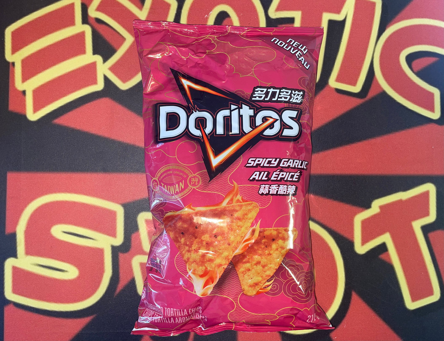 Doritos Spicy Garlic New Chips Tortilla Chip Snack Snacks Dorito Crunchy Snack