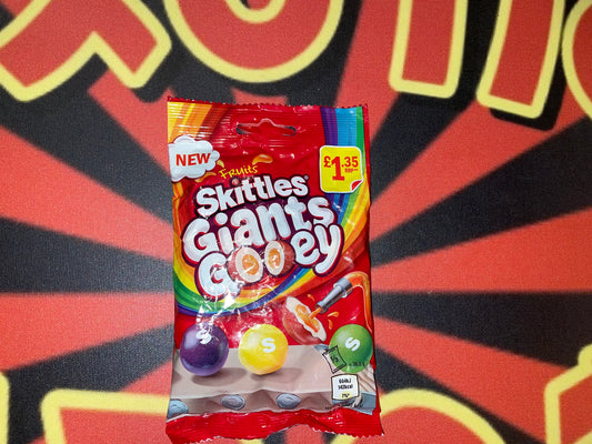 Skittles Giants Gooey Fruits UK Candies Candy Chewy Chewies Sweet Gift Snack Box