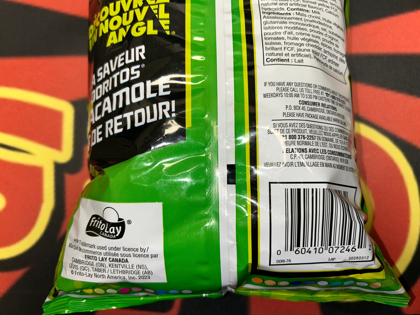 Doritos Guacamole Flavored Chips Dorito Pickles Flavor 210g Tortilla Chip Sweet Crunchy Sour Punch Crunch Snack Chip