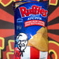 Ruffles x KFC Chicken Collaboration Original Recipe Chicken Flavored Potato Chips with Ridges Crunchy Snack 60g