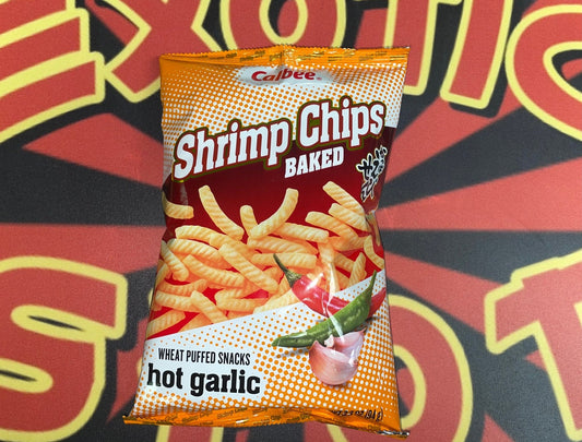 Calbee Shrimp Chips Hot Garlic Baked Snack 94g - Exotic Spot 99