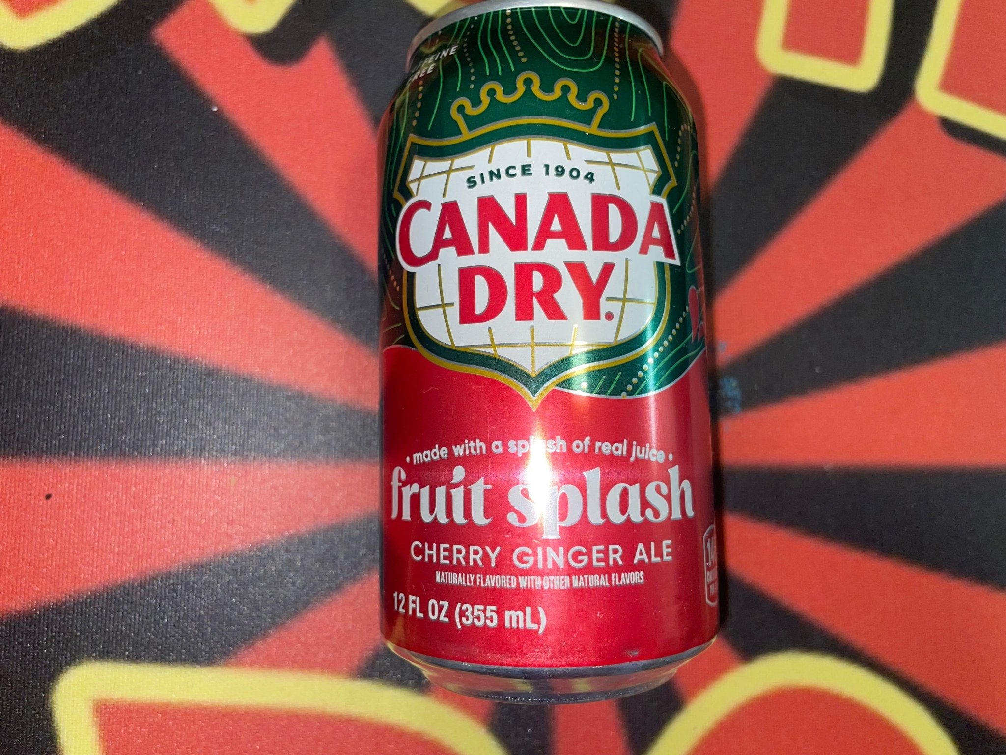 Canada Dry Fruit Splash Cherry Ginger Ale Soda Soft Drink Sweet Refres ... Canada Dry Fruit Splash Cherry Ginger Ale Soda Soft Drink Sweet Refres ...